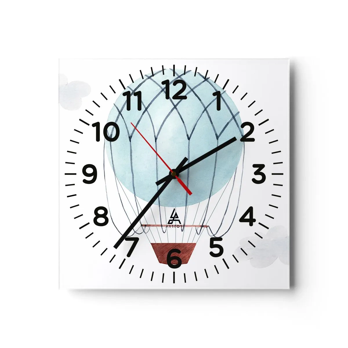 Falióra, Óra - Minden a felhőkben - 30x30 cm