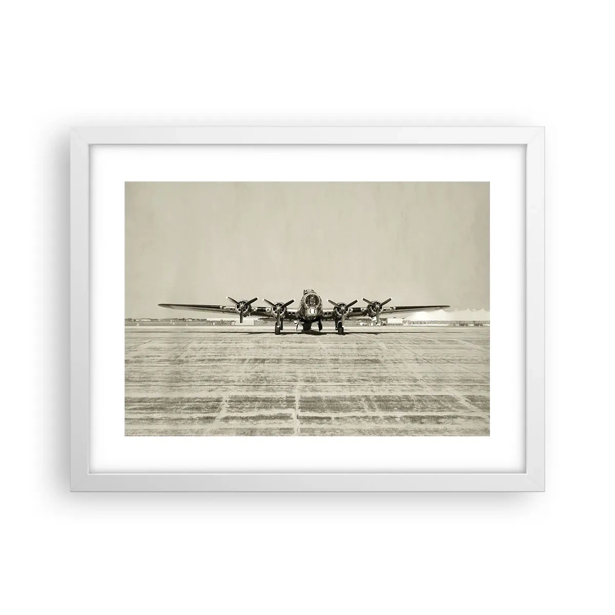 Poszter fekete keretben - Mint mindig készen - 40x30 cm