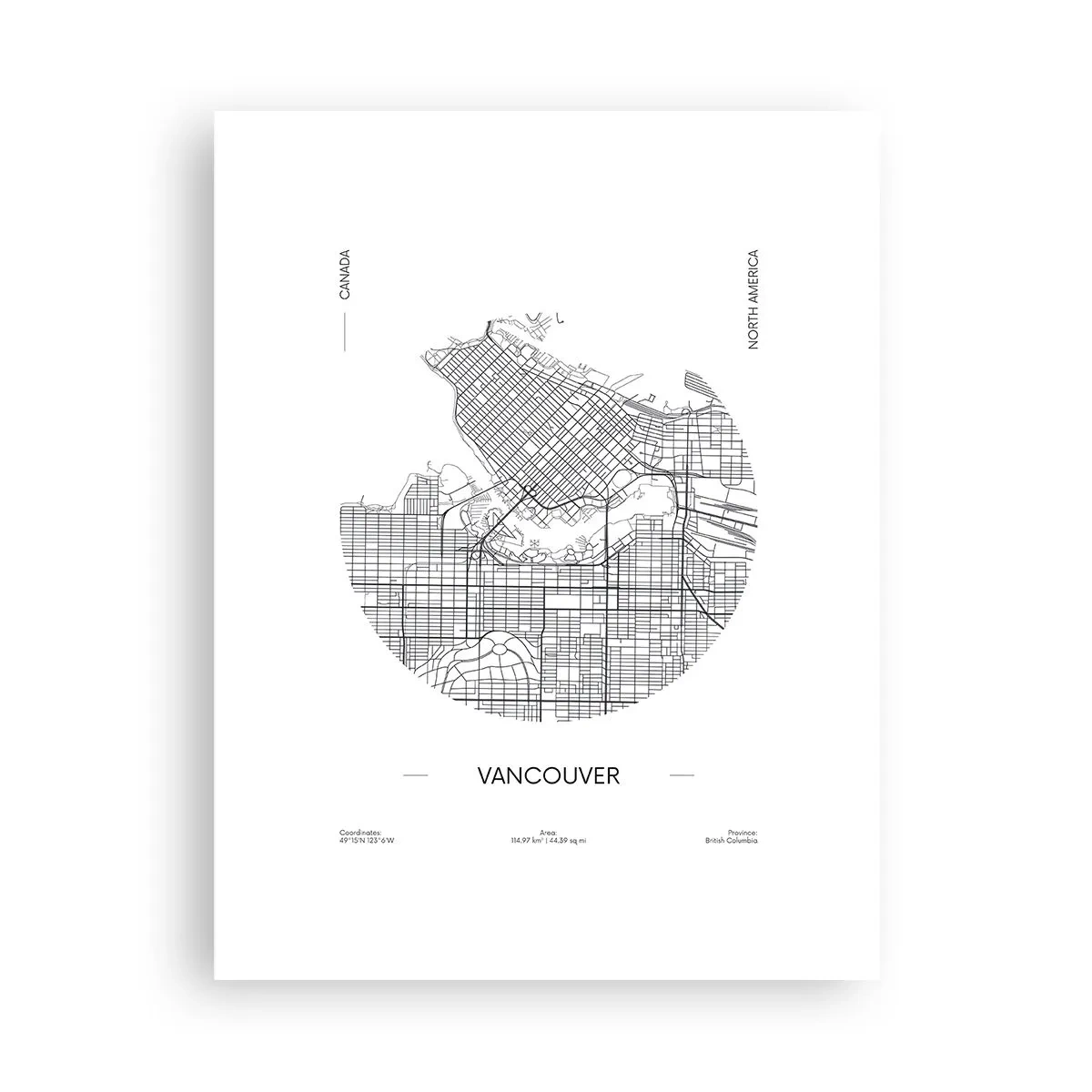 Poszter - Vacouver anatómiája - 30x40 cm