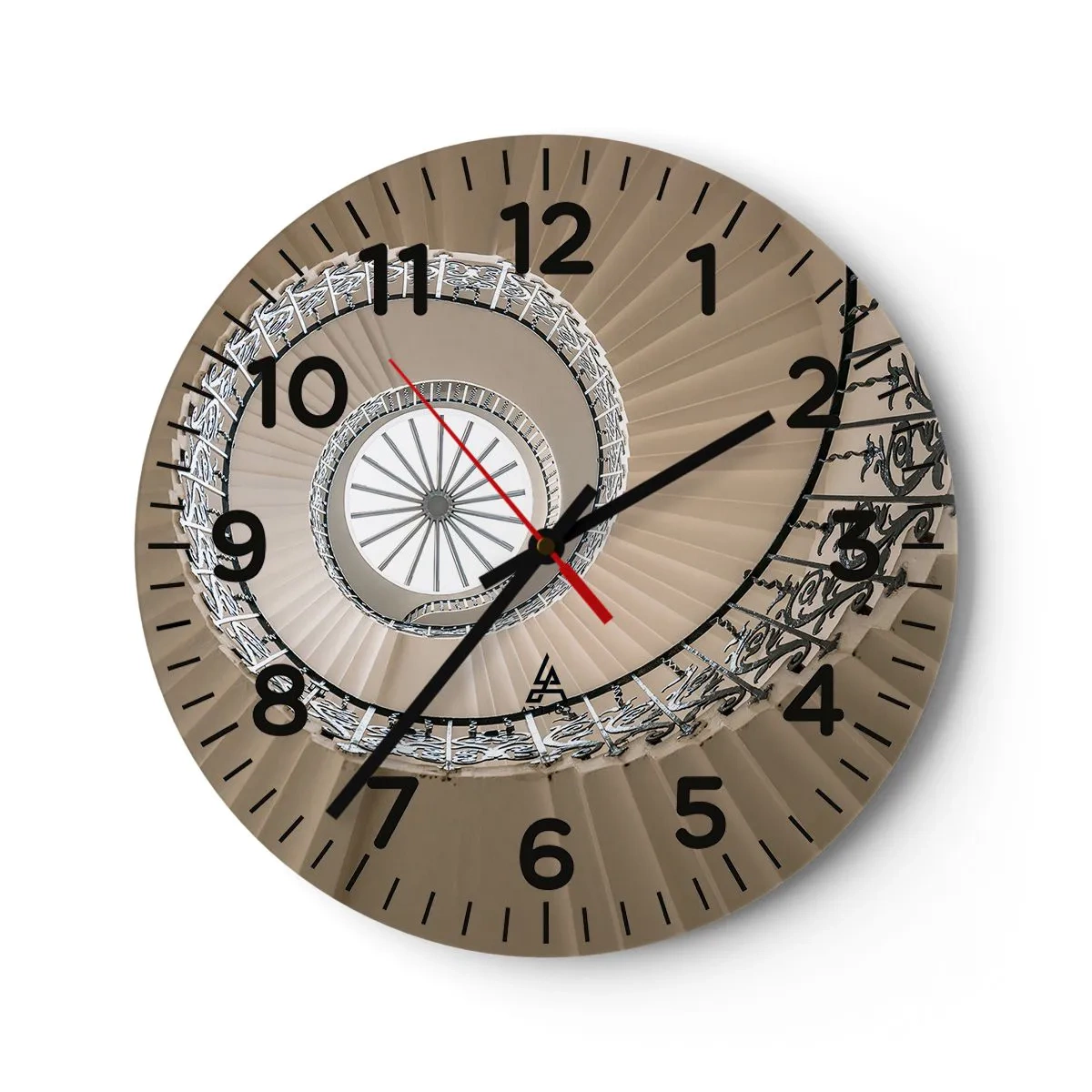 Falióra, Óra - Egy kagyló közepén - 40x40 cm