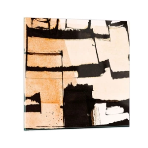 Üveg kép - Mégis rend - 30x30 cm