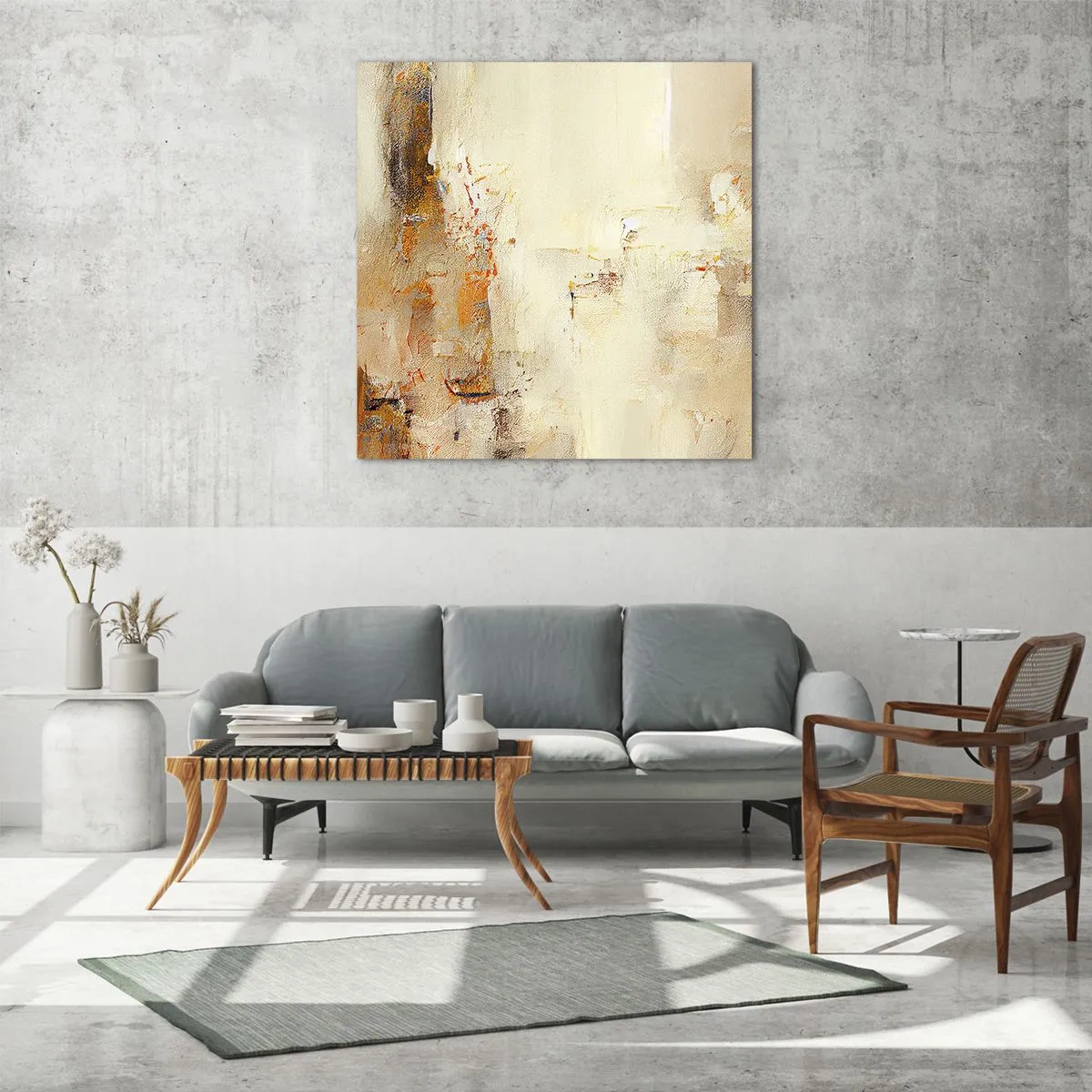 Üveg kép - A borostyán lelke - 60x60 cm