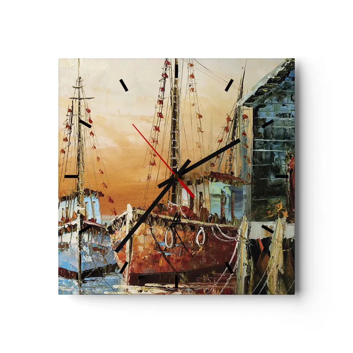 Falióra, Óra - Nyugodt visszatérés - 30x30 cm