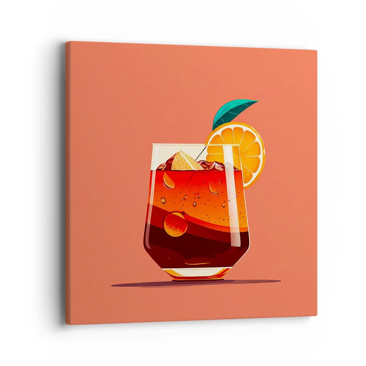 Vászonkép - Nyári felfrissülés - 40x40 cm