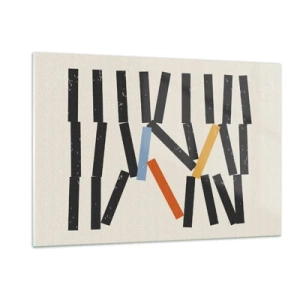 Üveg kép - Dominó - kompozíció - 120x80 cm