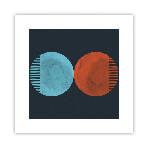 Poszter - Csak a geometria? - 30x30 cm