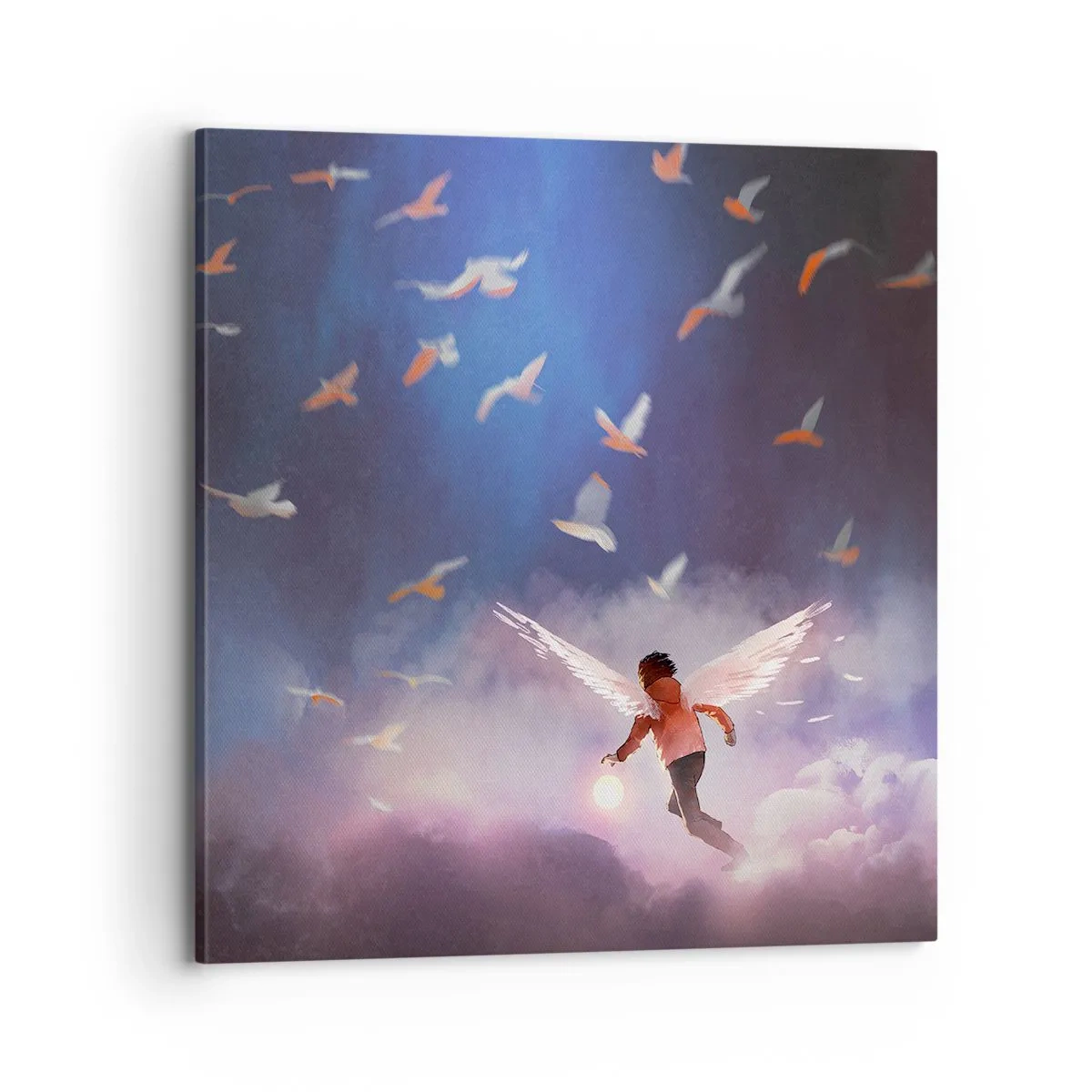 Vászonkép - Képzeletre és bátorságra van szüksége - 70x70 cm