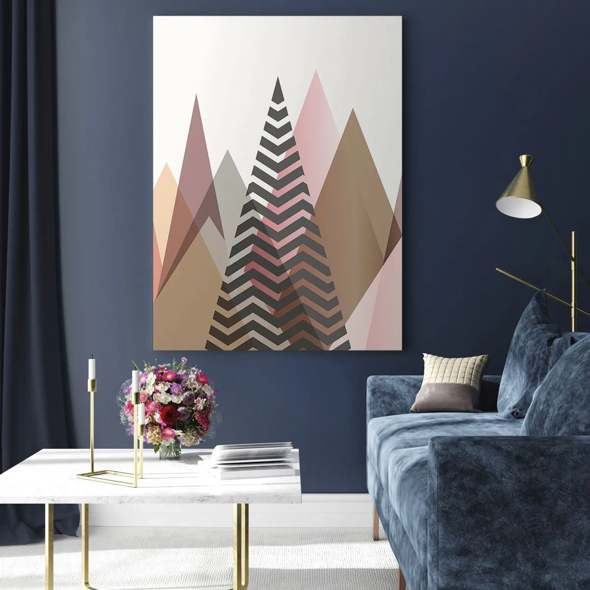 Üveg kép - Piramis nézet - 70x100 cm