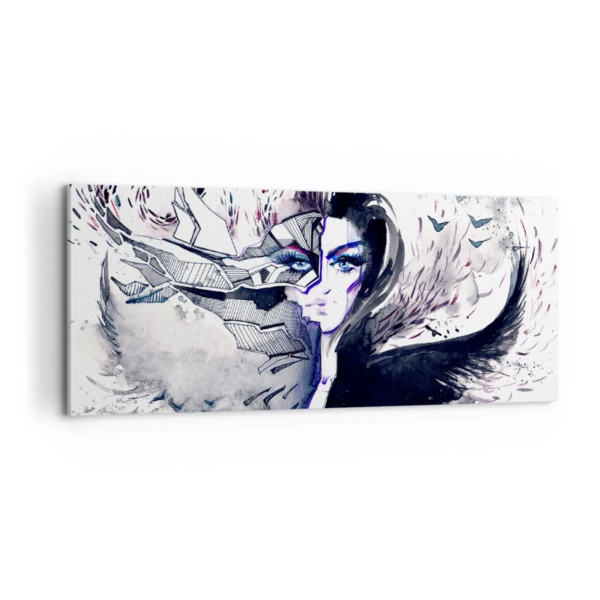 Vászonkép - Démoni és gyönyörű - 100x40 cm