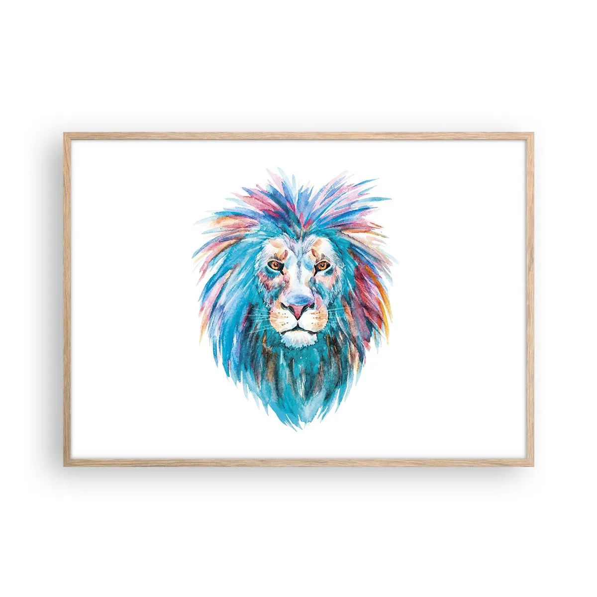 Poszter világos tölgy keretben - Felvillanyozó aura - 100x70 cm