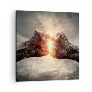 Vászonkép - Harcolj - 50x50 cm