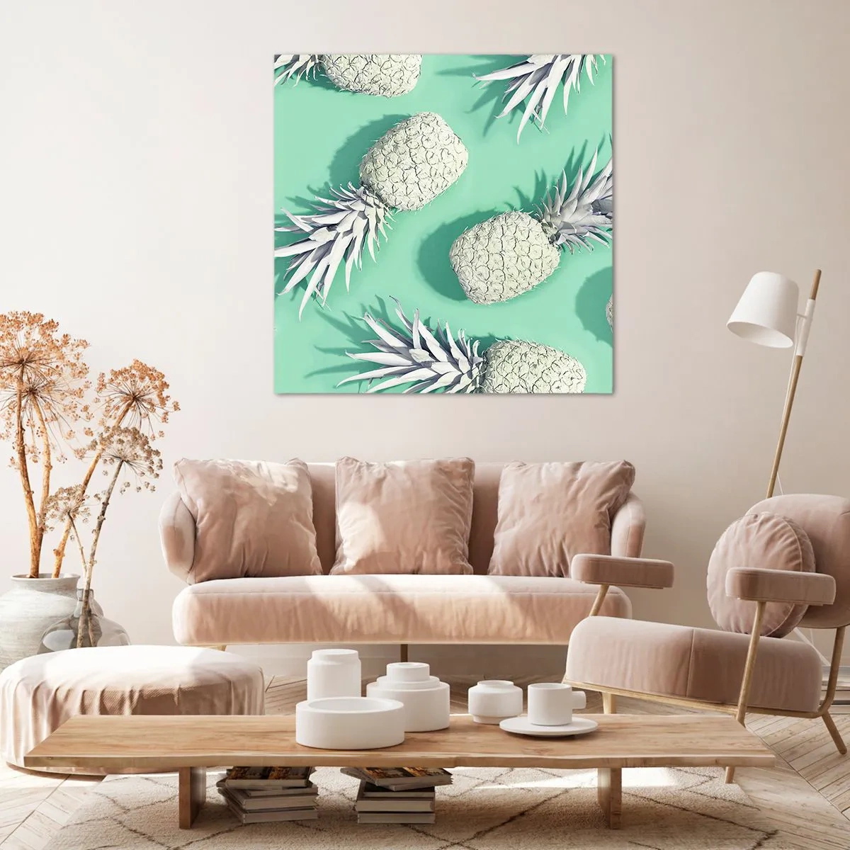 Vászonkép - jól megy a mentával - 60x60 cm