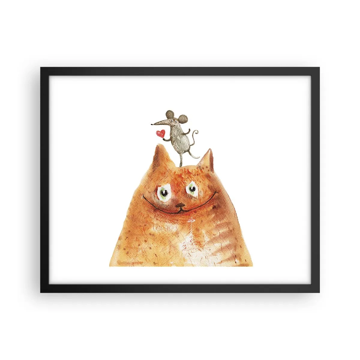 Poszter fehér keretben - A szerelem paradoxonjai - 50x40 cm