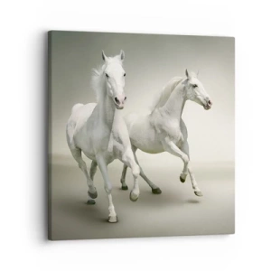 Vászonkép - Fehér erő! - 30x30 cm