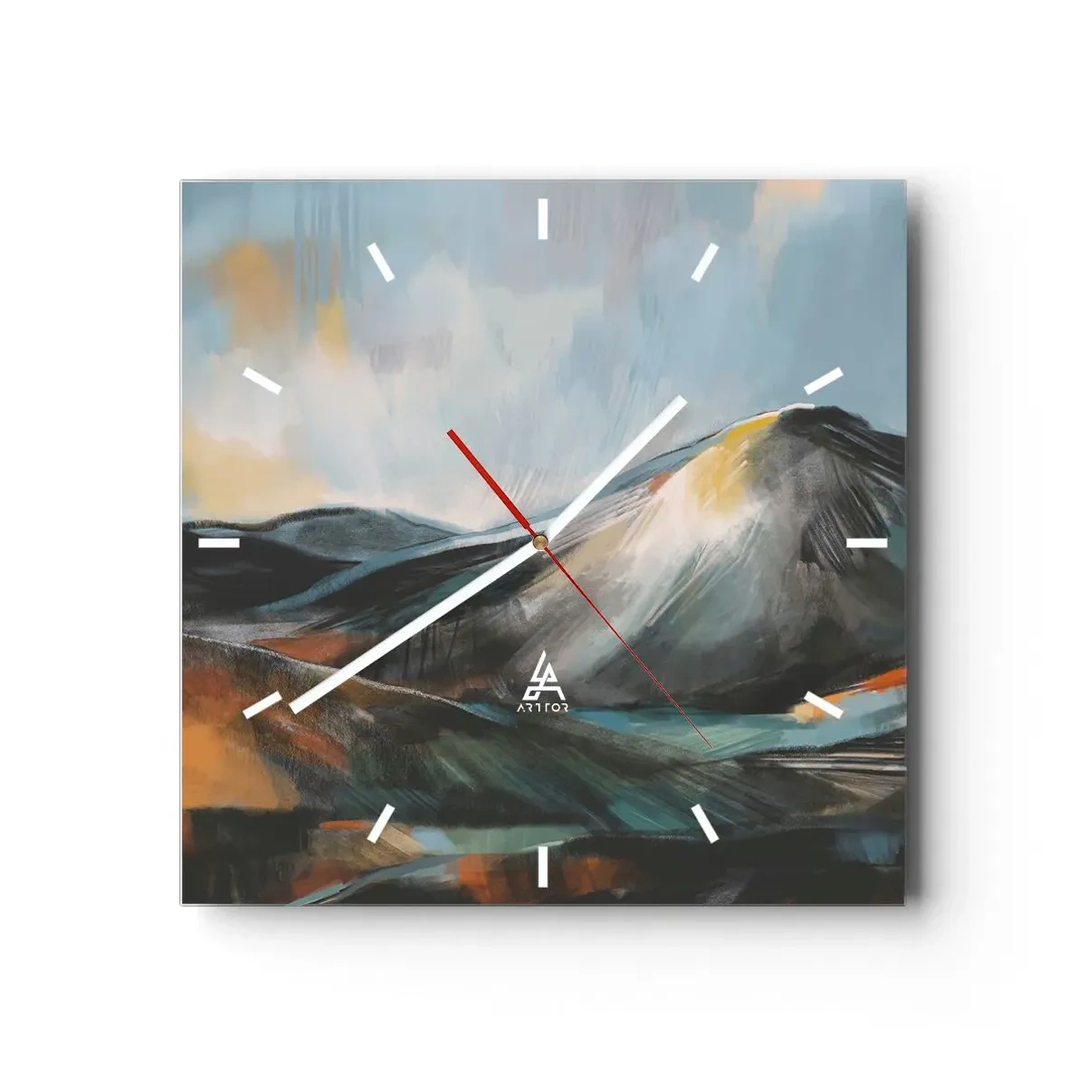 Falióra, Óra - Nyers és gyönyörű - 40x40 cm