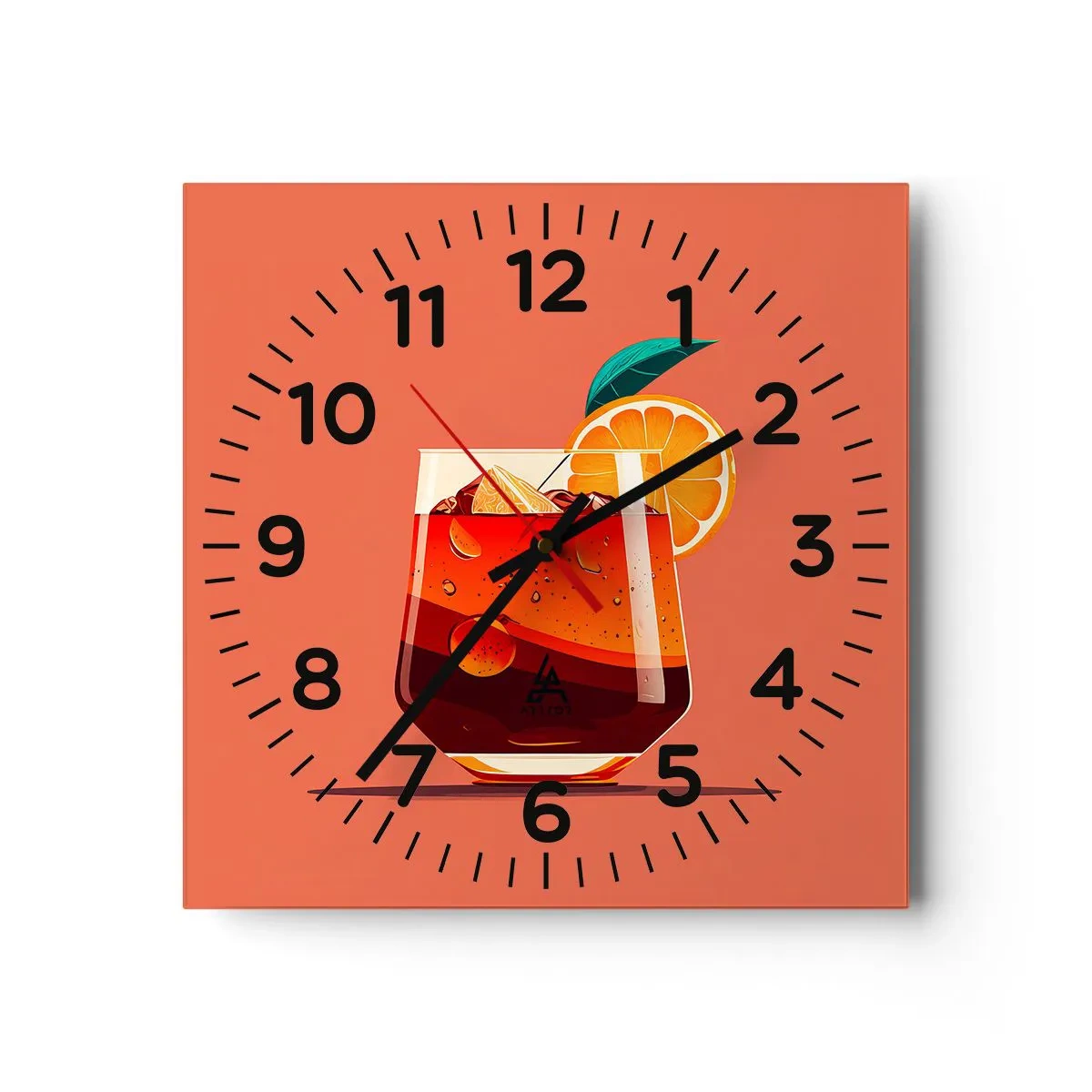 Falióra, Óra - Nyári felfrissülés - 40x40 cm