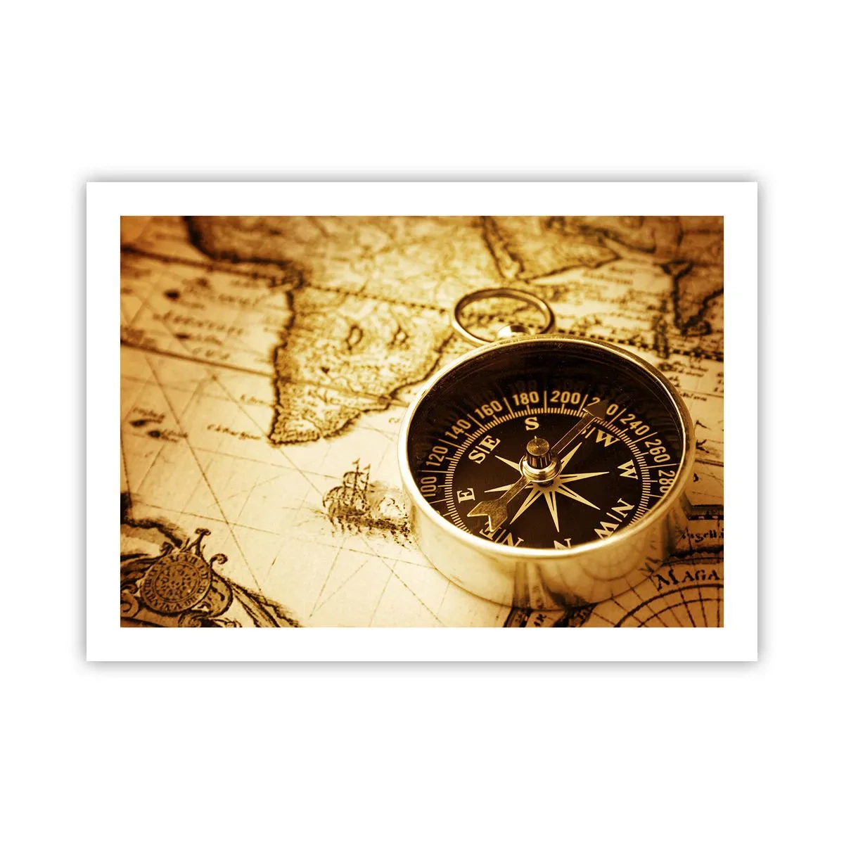 Poszter - Keletre, vagy nyugatra? - 70x50 cm