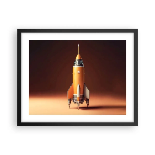 Poszter fehér keretben - Egy álommal kezdődik - 50x40 cm