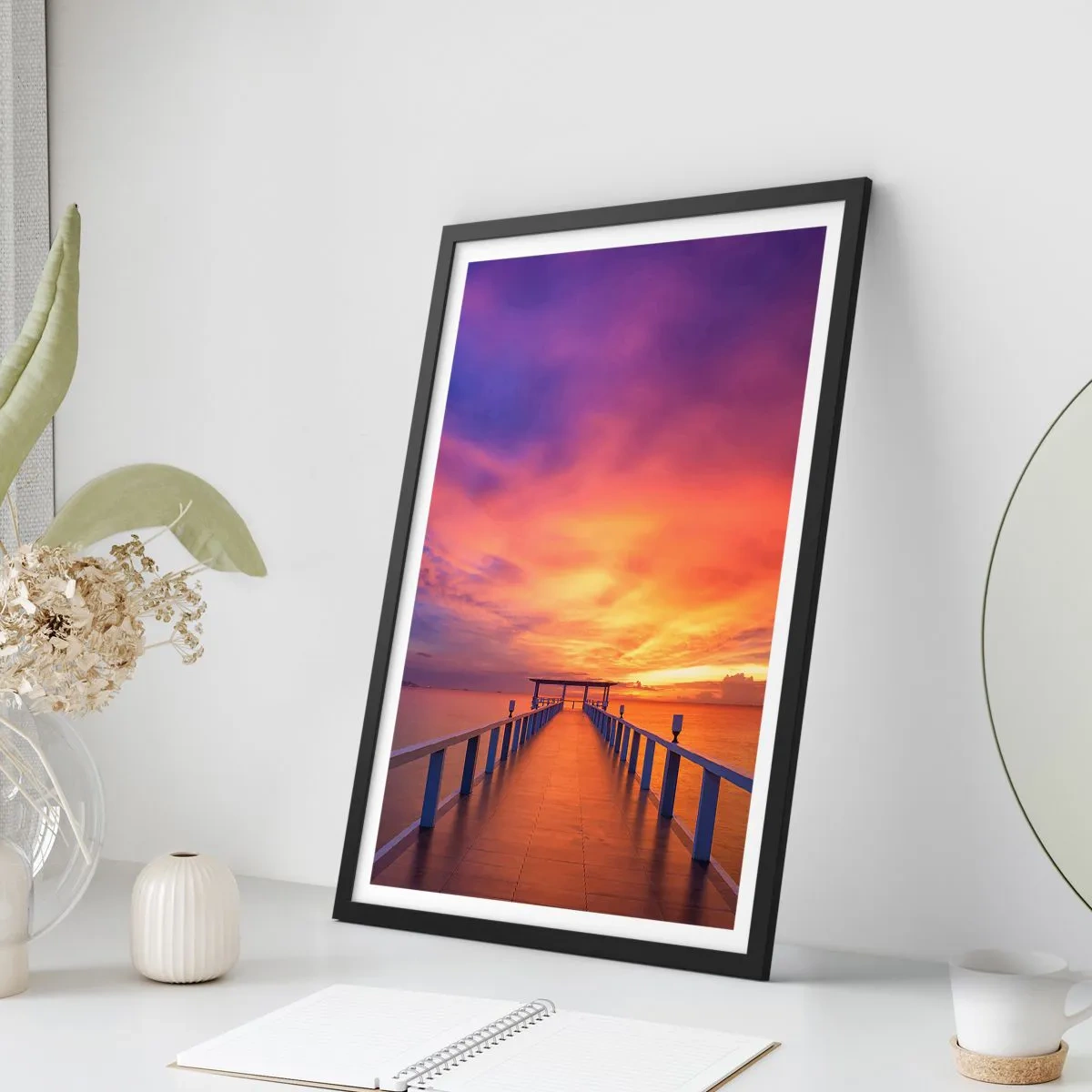 Poszter fehér keretben - Vég nélkül - 40x50 cm