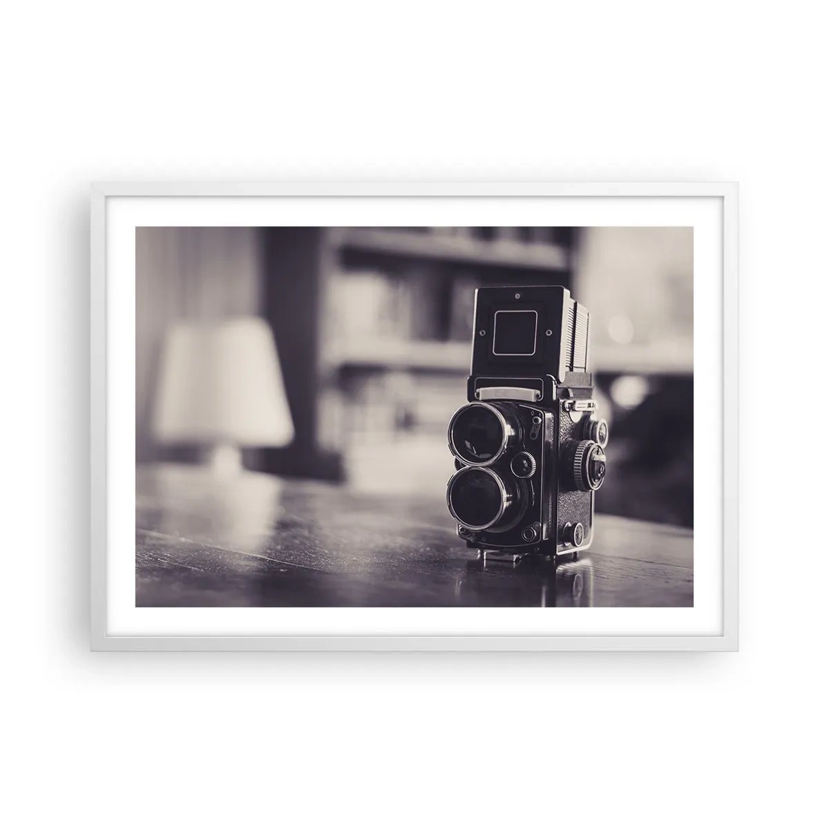 Poszter fekete keretben - Egy régi fénykép varázsa - 70x50 cm