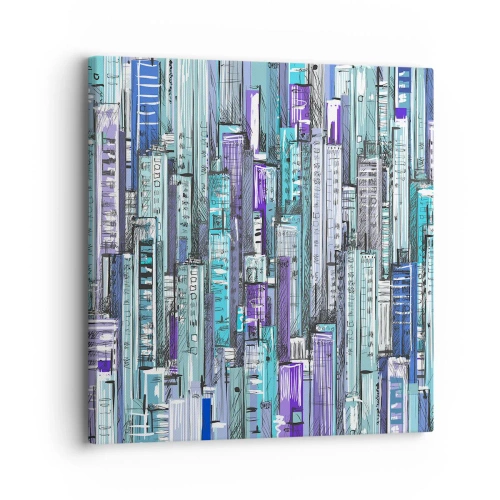 Vászonkép - Kikékült az égtől - 30x30 cm