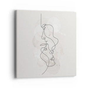 Vászonkép - Ölelésbe gabalyodva - 40x40 cm