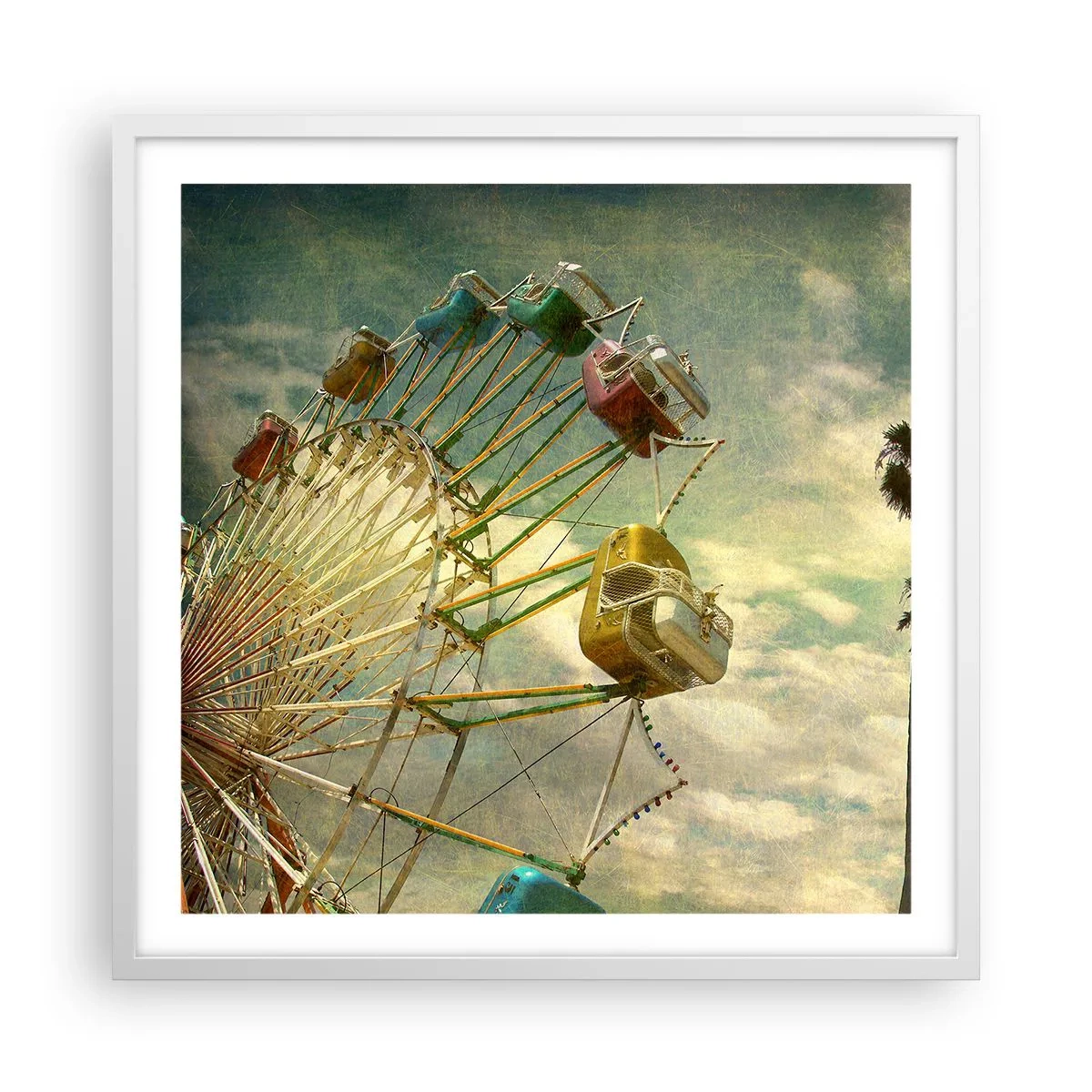 Poszter fekete keretben - Lesz, lesz mulatság.... - 60x60 cm