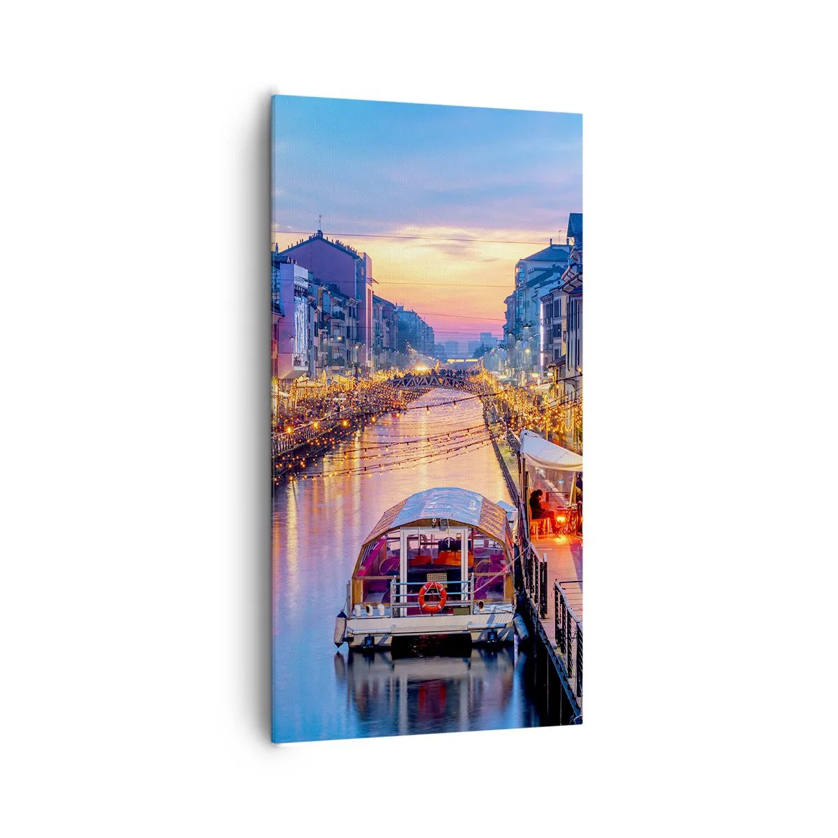 Vászonkép - Fény és öröm estéje - 65x120 cm