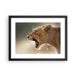 Poszter fehér keretben - Próbálj meg nem hallgatni - 40x30 cm