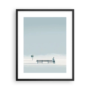 Poszter fehér keretben - Igen, én várok. - 40x50 cm