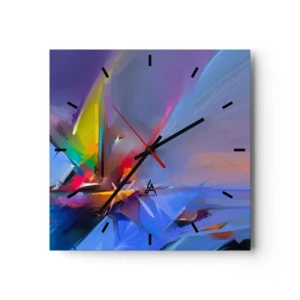 Falióra, Óra - Propellerek, mint a madár - 40x40 cm