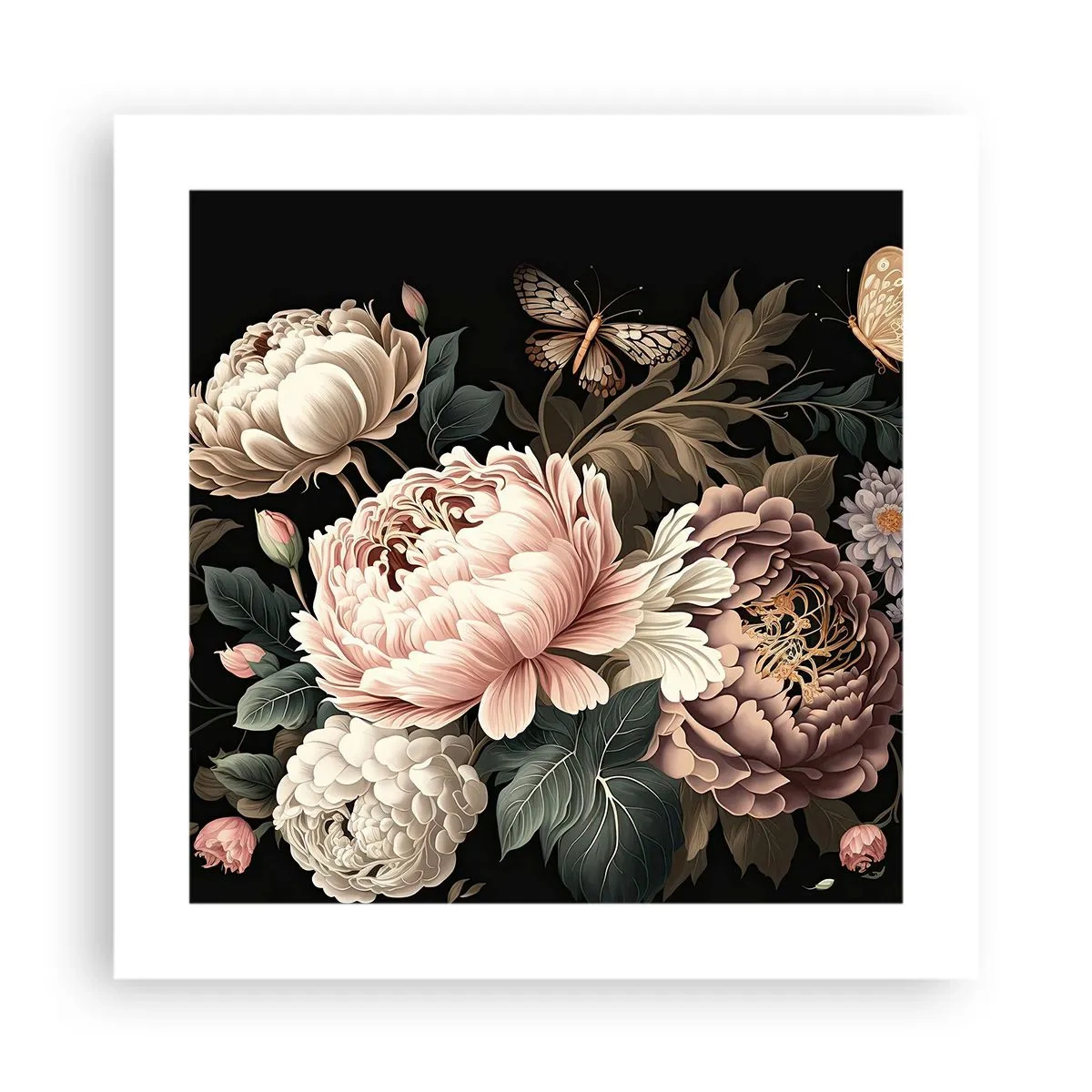 Poszter - Barokk stílusban - 40x40 cm