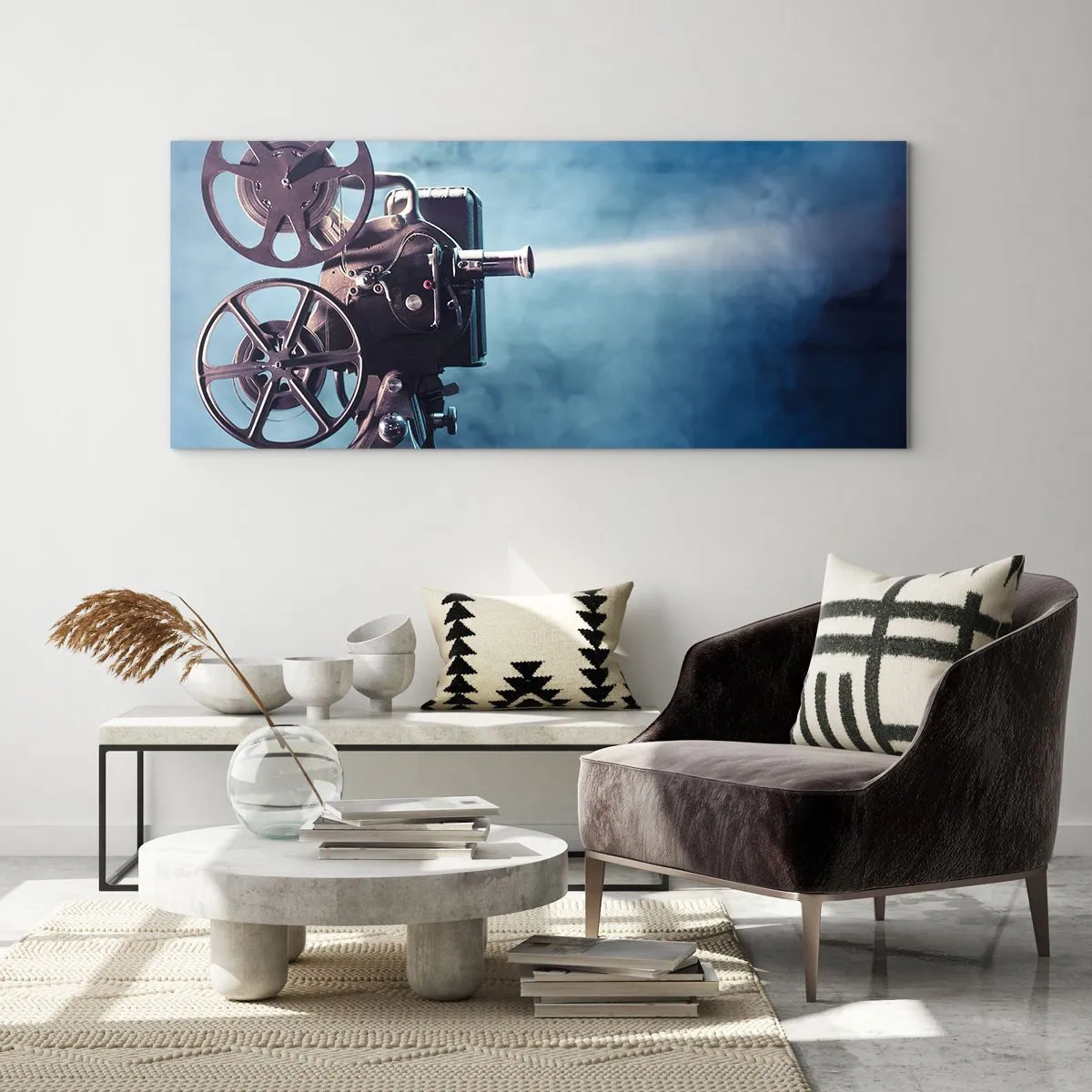 Üveg kép - A régi moziban - 140x50 cm