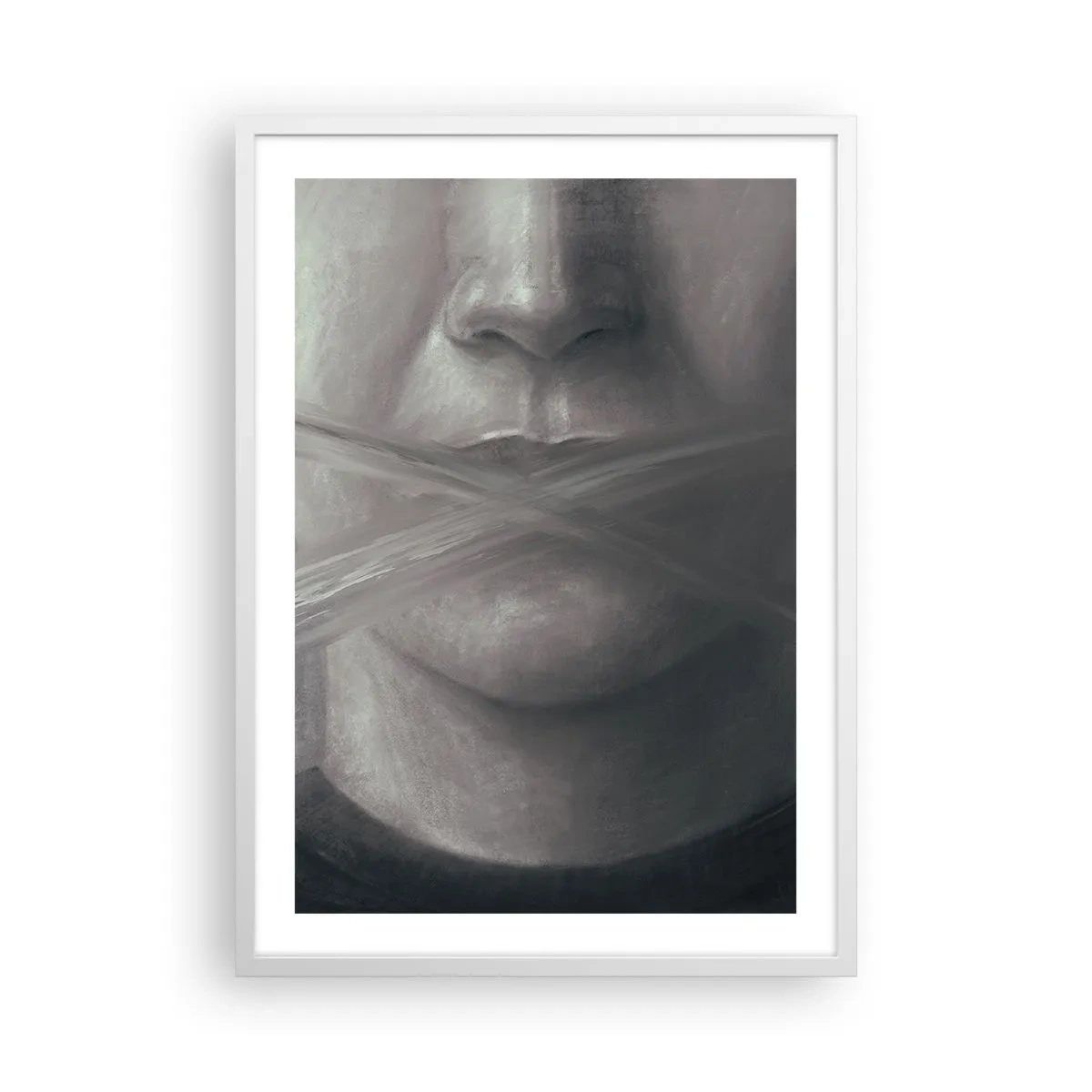 Poszter fekete keretben - Szó nélkül - 50x70 cm