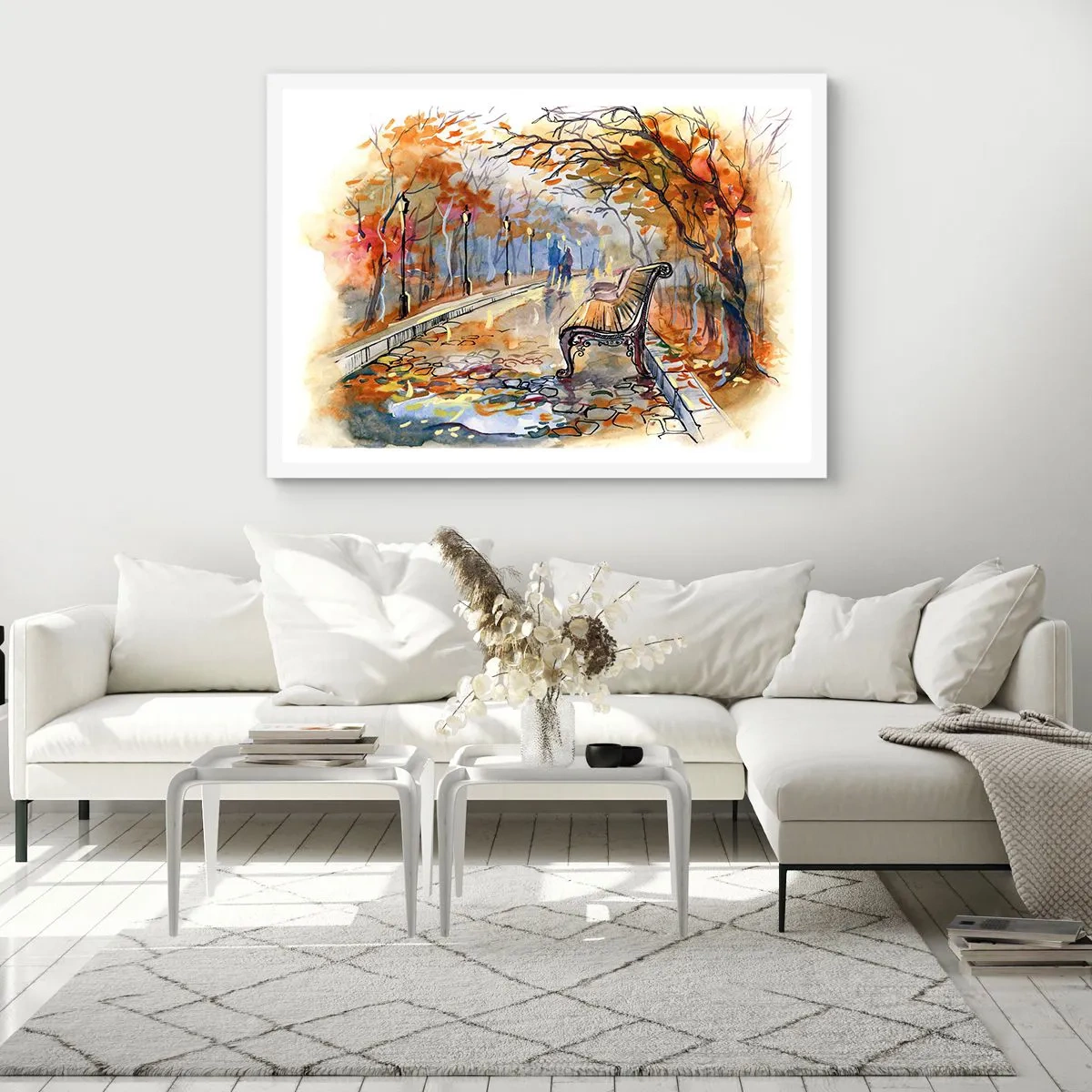Poszter fekete keretben - Kiránduljunk együtt az őszbe - 70x50 cm