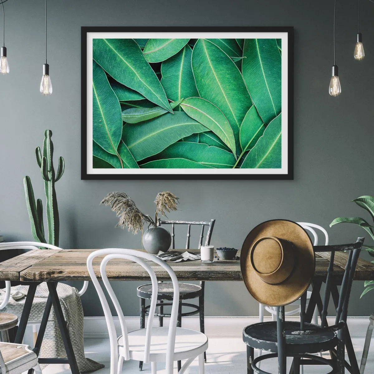 Poszter fehér keretben - Lédús és friss - 100x70 cm