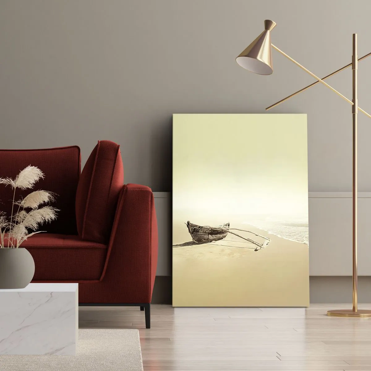 Vászonkép - A déli tengerek megemlékezése - 45x80 cm