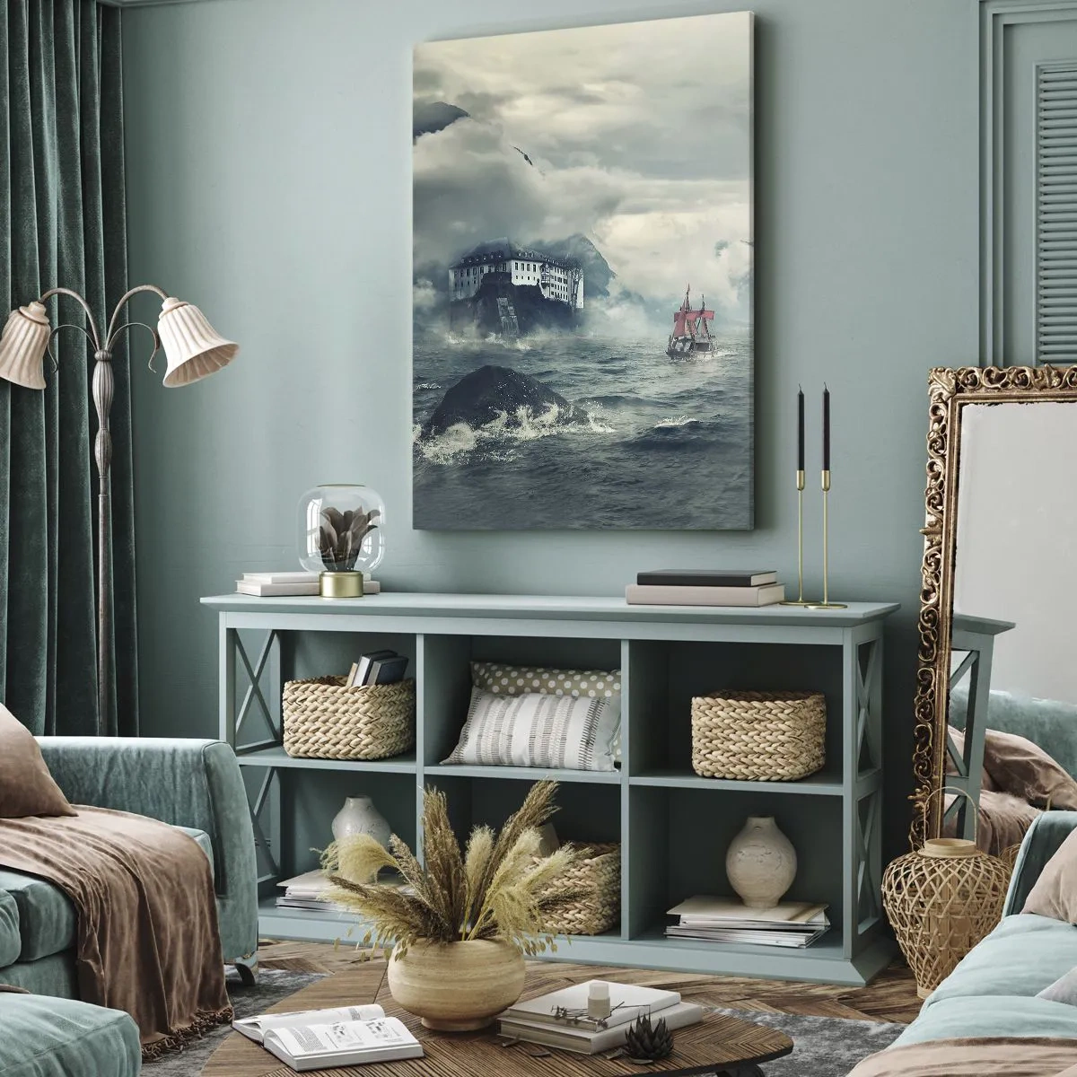 Vászonkép - Varázslatos vizeken - 65x120 cm