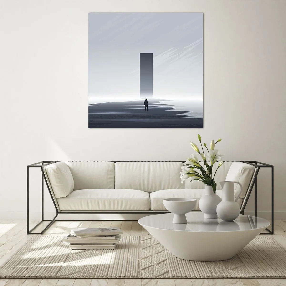Üveg kép - Lehetőség vagy fenyegetés? - 40x40 cm