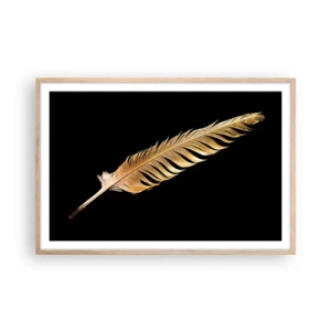 Poszter világos tölgy keretben - Tökéletes tollal ellátva - 91x61 cm