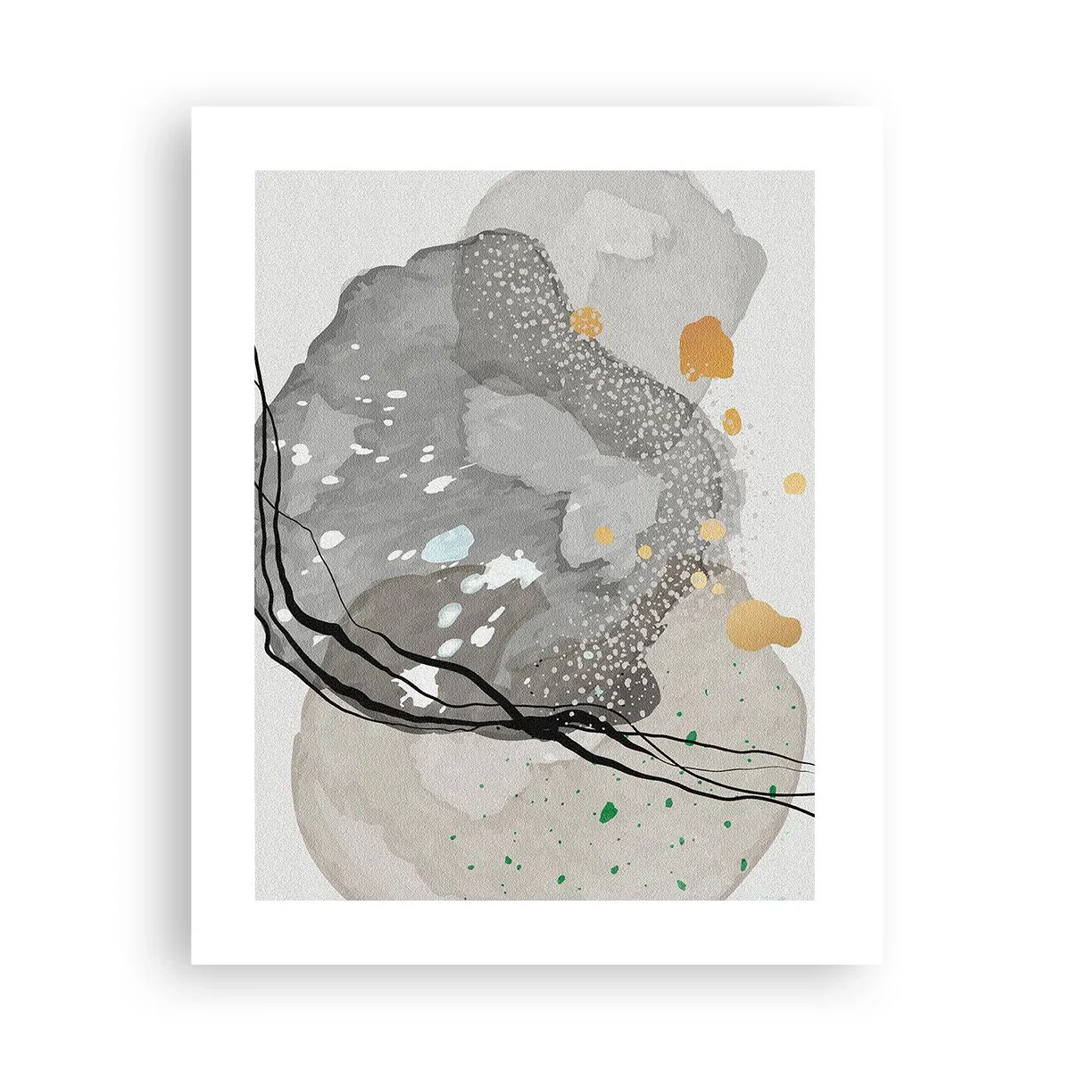 Poszter - Organikus kompozíció - 40x50 cm