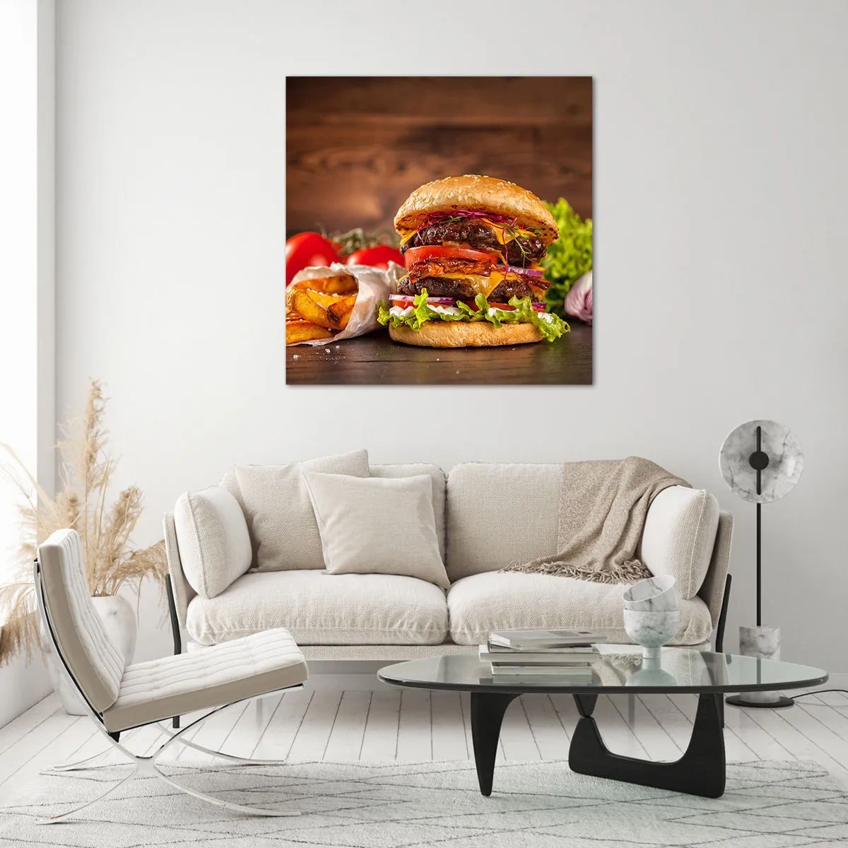 Üveg kép - Tiltott gyümölcs - 60x60 cm