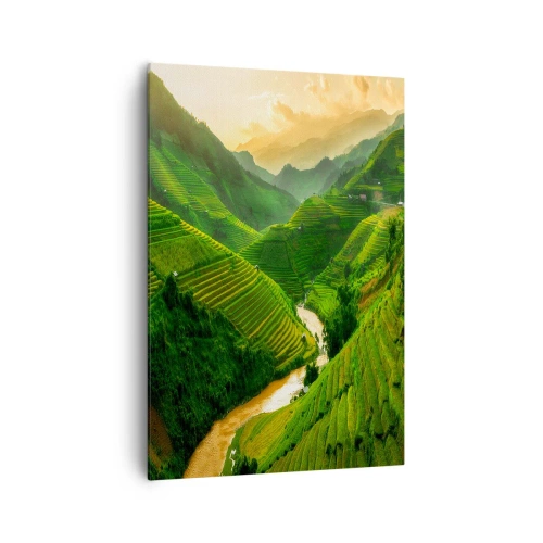 Vászonkép - Vietnámi völgy - 70x100 cm