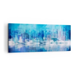Vászonkép - Kékbe merült - 120x50 cm