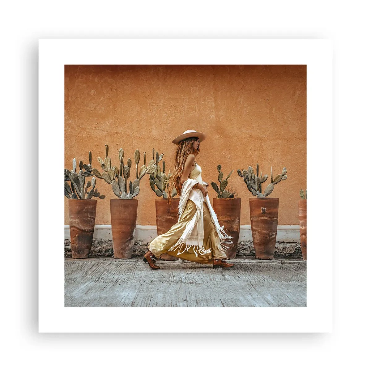 Poszter - Hippi stílusban - 40x40 cm