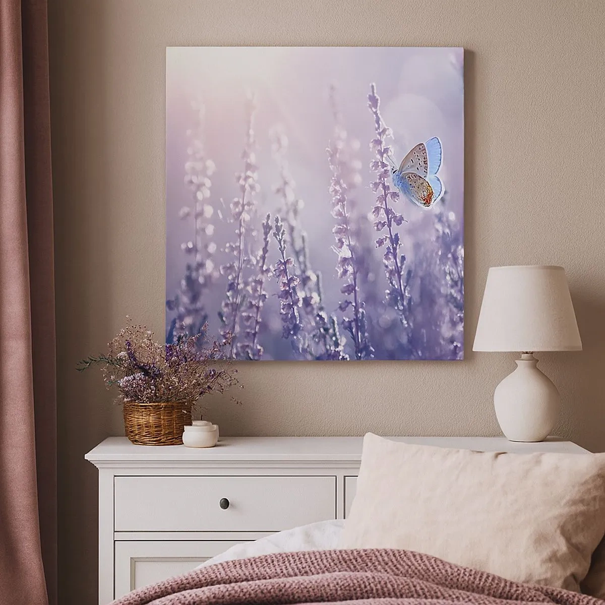 Vászonkép - Pillangó csókja - 30x30 cm