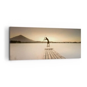 Vászonkép - Pihenés előtt - 100x40 cm