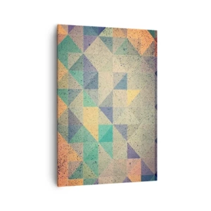 Vászonkép - A háromszögek köztársasága - 70x100 cm