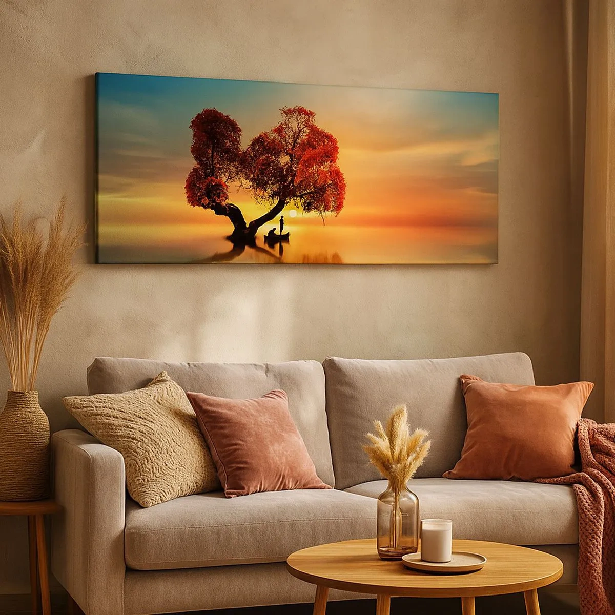 Vászonkép - A világtalanság csendje és az eltávoldotak - 100x40 cm