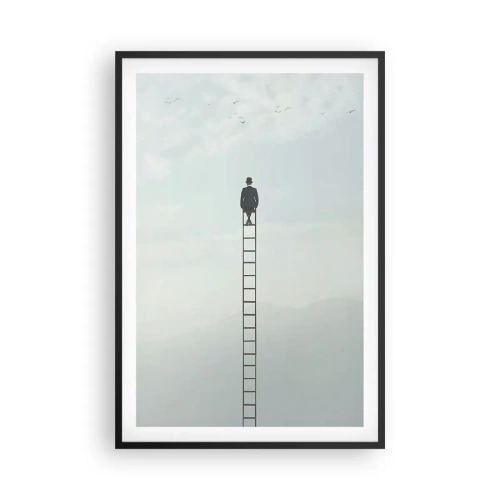 Poszter fehér keretben - Emelkedj feljebb - 61x91 cm